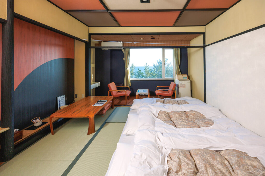 合宿時の布団敷部屋のイメージ