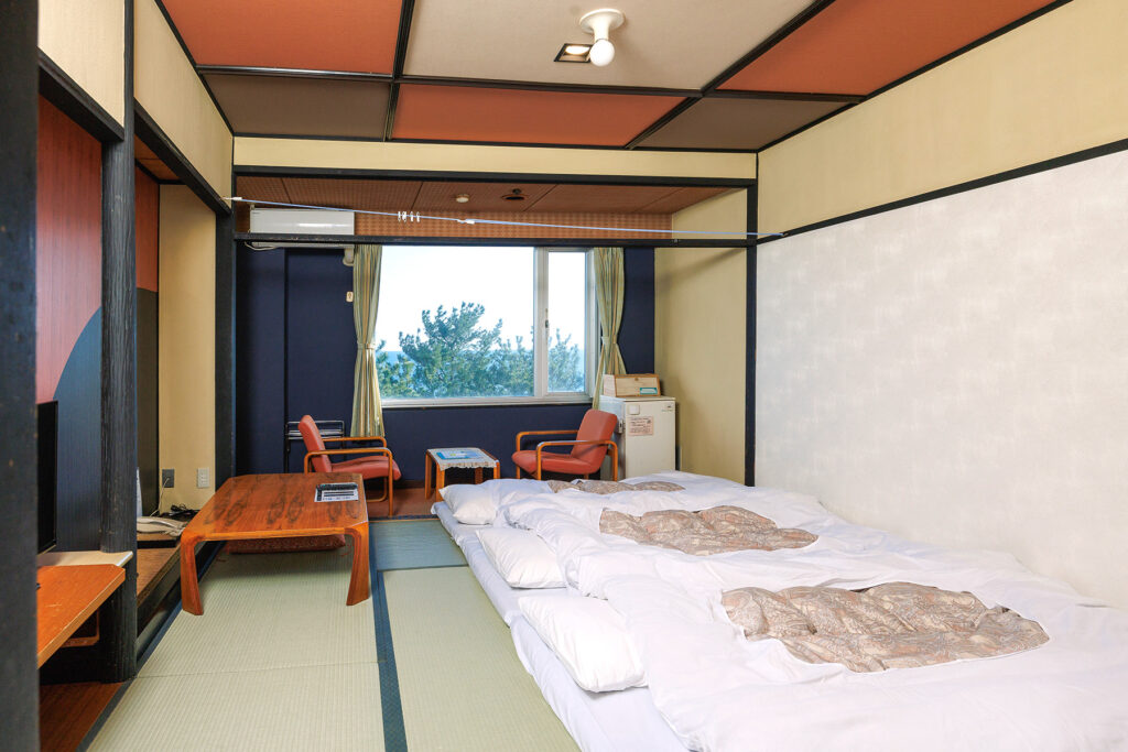 合宿時の布団敷部屋のイメージ